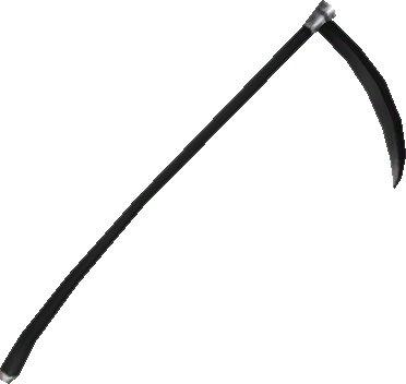 Scythe - Grim Reaper Scythe Png (372x352), Png Download