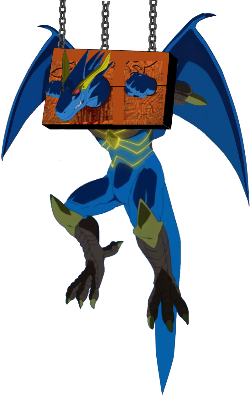 Stocked Blue Dragon - Fur (830x1277), Png Download