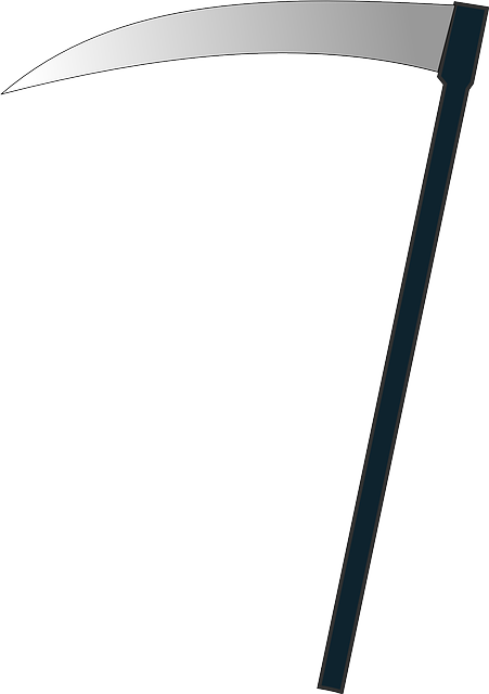 Scythe, Death, Dead, Tool, Cutting, Blade, Sharp - Foice Morte Png (451x640), Png Download