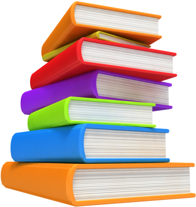 Stack Of Books - Book Clip Art (500x488), Png Download