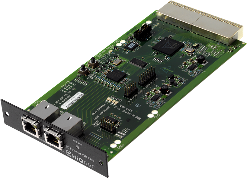 Hiqnet Sc Ethernet Avb Card 3 4 Tiny Square - Ethernet Pmc (1000x750), Png Download