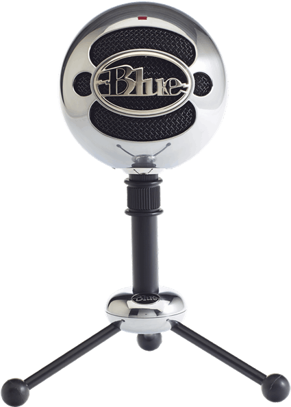 Transparent Microphone Blue Snowball - Blue Snowball Aluminium (600x600), Png Download