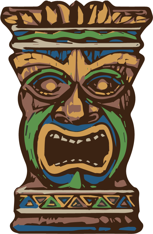 Tiki Head Png Banner Freeuse Library - Tiki Png (960x960), Png Download