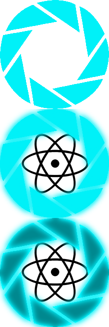 Classic Shell Start Menu Icons - Aperture Science (218x654), Png Download