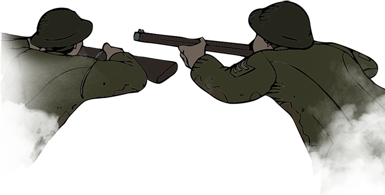 Ww1 Trench Png (800x405), Png Download