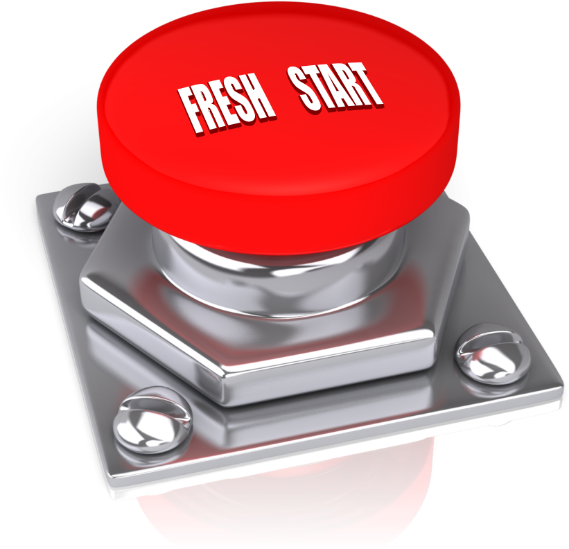 Life Has A Fresh Start Button - Rule #3 (1000x876), Png Download