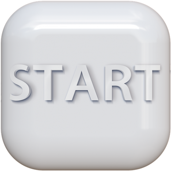 Start Button Are You Not Sure Where To Begin With Your - Plastic (615x615), Png Download