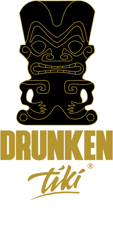 Drunken Tiki - Logo (380x731), Png Download