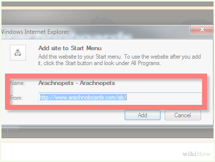 Image Titled Create A Program‐like Website Link To - Start Menu (432x326), Png Download
