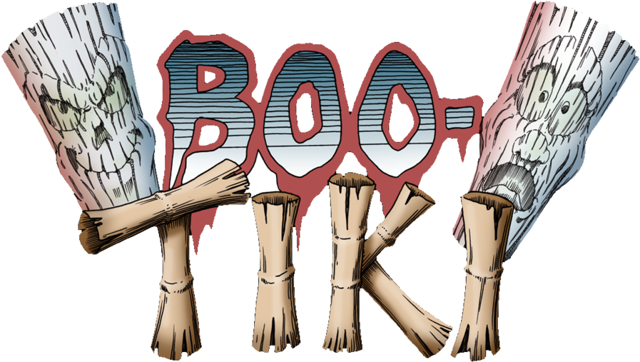 Boo-tiki Logo, Monster Tiki Mugs - Tiki Boo (1000x615), Png Download