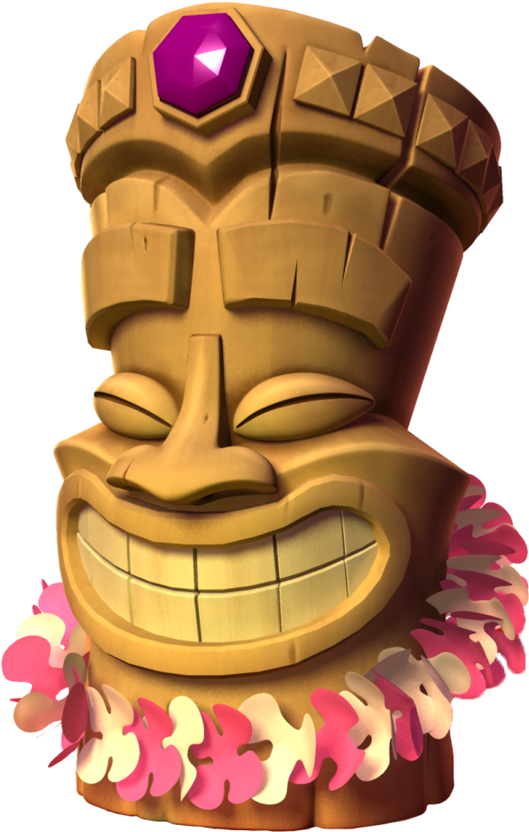 03 Character Tiki-alone Aloha Thumbnail - Aloha Slot (652x1024), Png Download