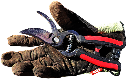 Gardening, Work, Glove, Equipment, Tools - Glove (510x340), Png Download