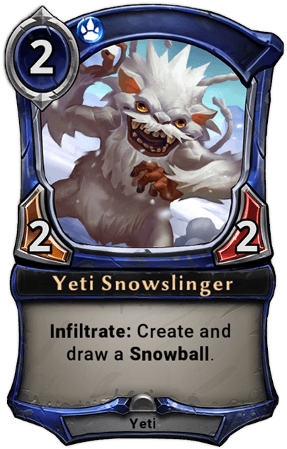 Yeti Eternal Tcg (416x660), Png Download