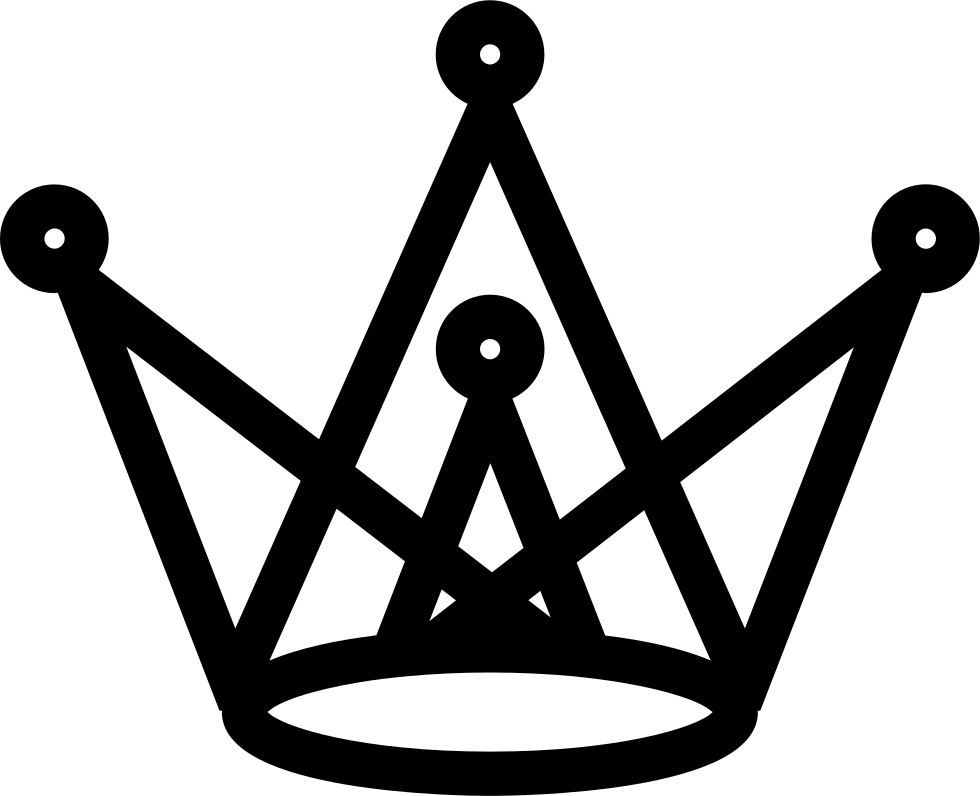 Royal Crown Shape Svg Png Icon Free Download - Old School Tattoo Crown (980x796), Png Download