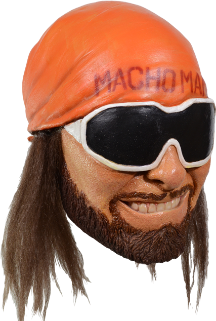 Previous Product Next Product - Wwe Macho Man Randy Savage Adult Mask (436x639), Png Download