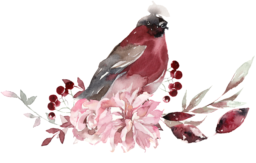Creative Bird Ink Painting Transparent Watercolor - Watercolor Painting (1024x1024), Png Download