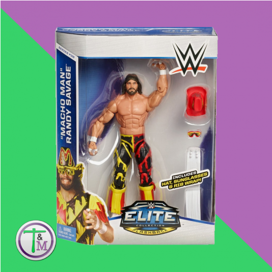 Wwe Elite 'macho Man' Randy Savage Figure (533x800), Png Download