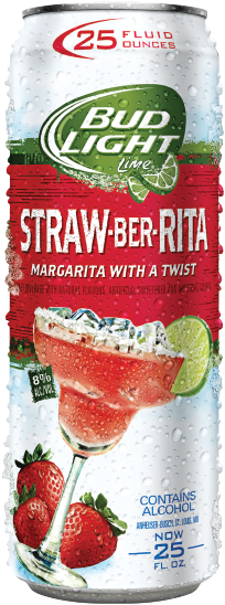 Bud Light Lime Straw Ber Rita - Bud Light Cherry Rita (420x630), Png Download