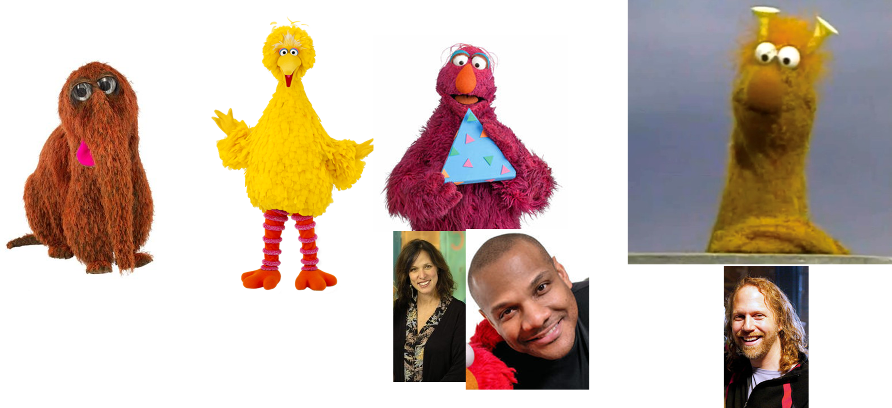 Muppet Wiki Behind The Scenes Photos Big Bird Gets - Happy Holidays Elmo Scene (1839x841), Png Download