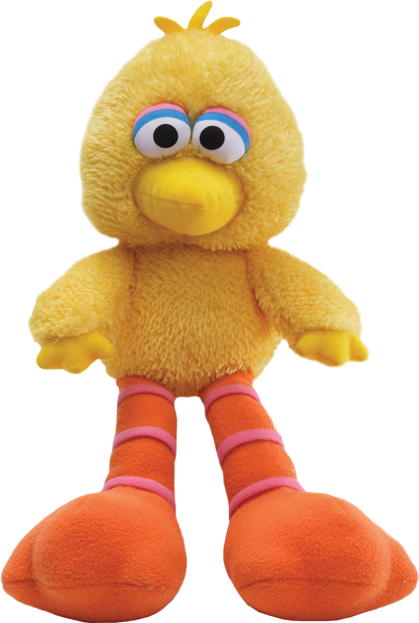 Floppy Big Bird 33cm Plush - Gund 38cm Sesame Street Big Bird Soft Toy (851x1264), Png Download