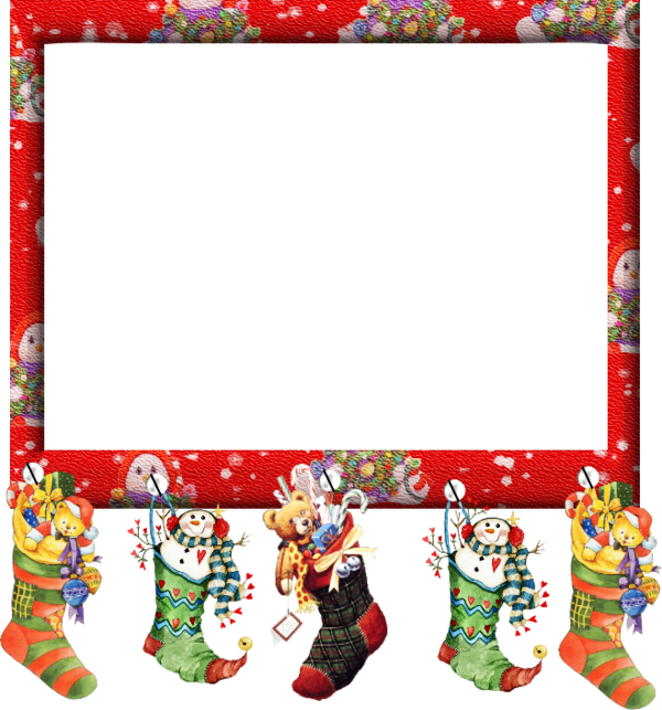 Christmas Stationery - Encadrement De Photo Noel (600x643), Png Download