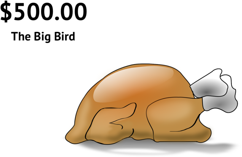 "the Big Bird" - Thanksgiving (853x640), Png Download