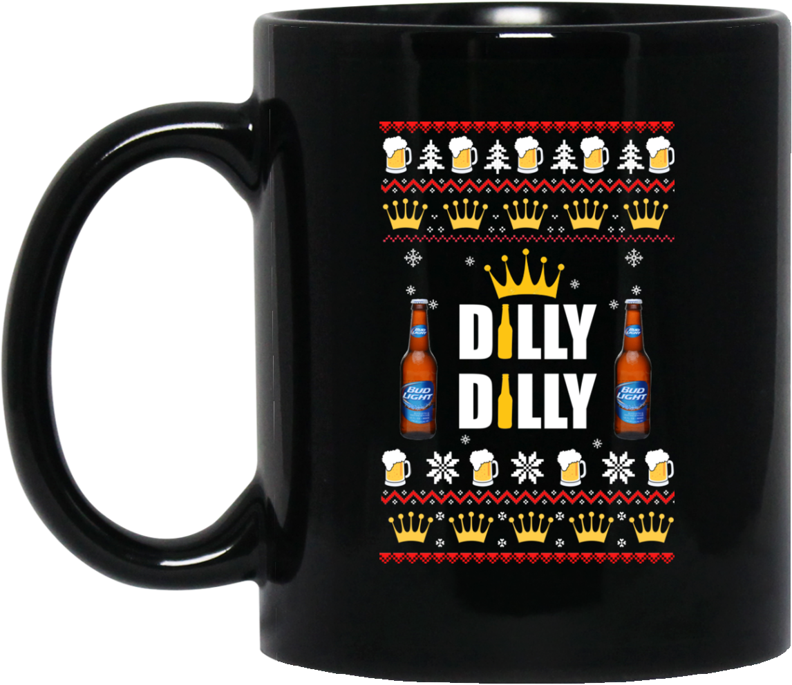 Image Dilly Dilly Bud Light Christmas Style Coffee - Once You Put My Meat In Your Mouth Deadpool (1155x1155), Png Download