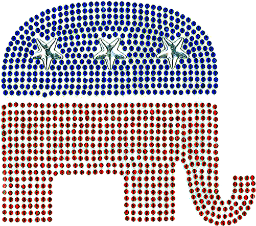 Republican Elephant - Elephant (500x484), Png Download
