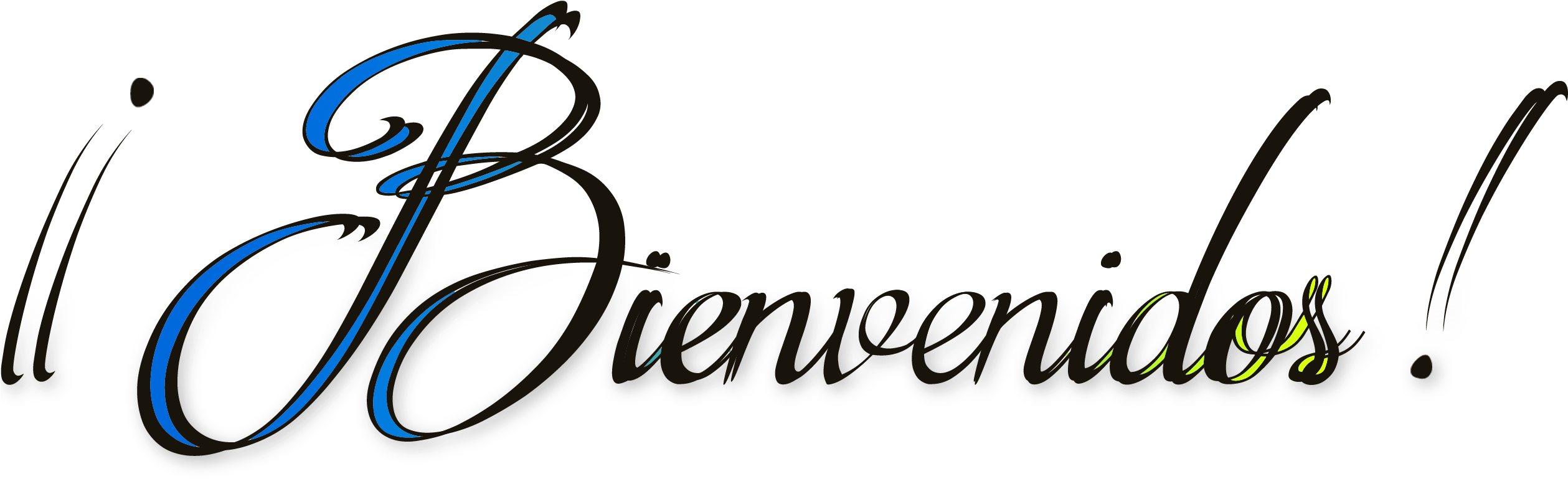 Bienvenidos A Bmeansb - Bienvenidos Png (2525x771), Png Download