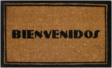 Imports Decor Creel Bienvenidos Doormat (400x400), Png Download
