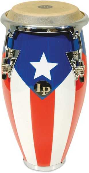 Lp Puerto Rican Flag Mini-conga (604x640), Png Download