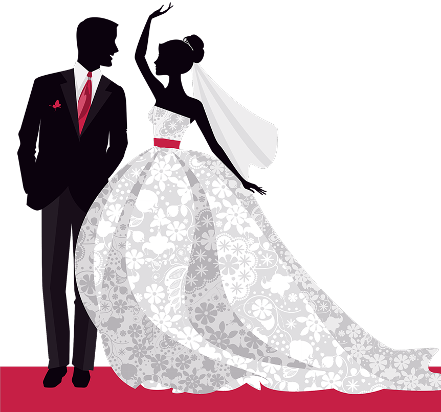 Http - //www - Valleygemsternwheeler - Com/images/wedding - Groom And Bride Cartoon (862x806), Png Download