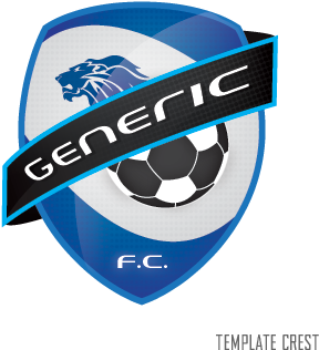 Template Soccer Crest - Generic Soccer Logo Designs (378x378), Png Download