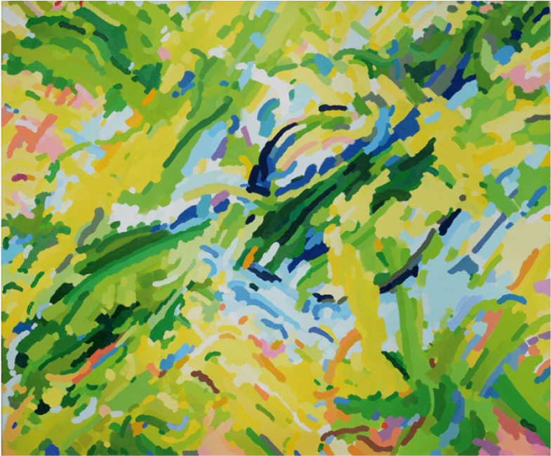 Jungle Love - Painting (969x650), Png Download