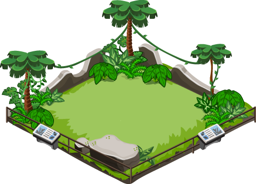 Prehistoric-jungle - Transparent Jungle Png Gif (503x362), Png Download