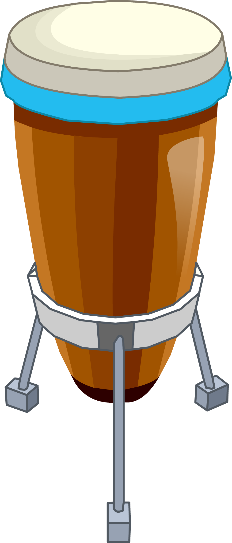 Drum Clipart Conga Drum - Conga Drum Png (989x2307), Png Download
