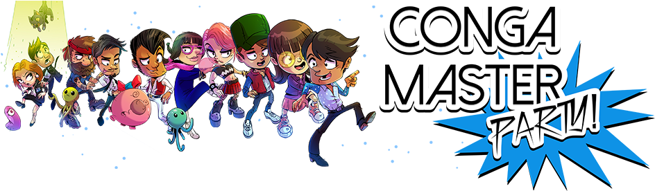 Nintendo Switch - Conga Master Party Logo (960x283), Png Download