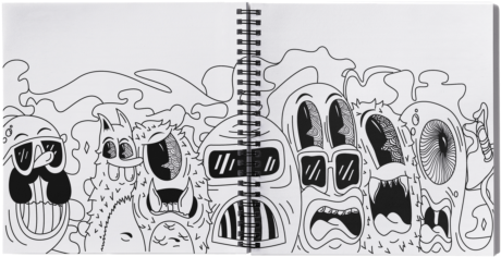 The Wynwood Coloring Book First - The Wynwood Coloring Book (600x400), Png Download