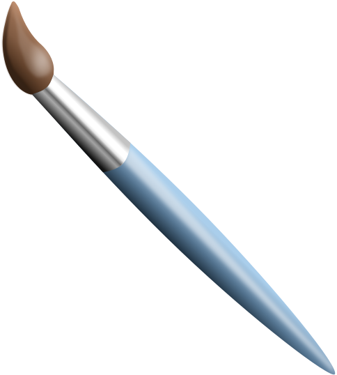 Paintbrush Cliparts - Paint Brush Clipart Transparent Background (800x800), Png Download