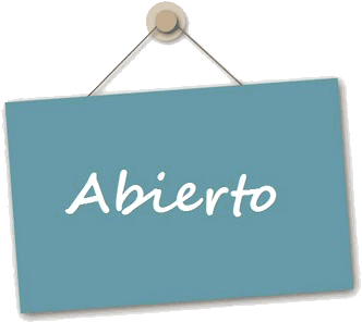 Cartel Abierto - Sign (400x324), Png Download