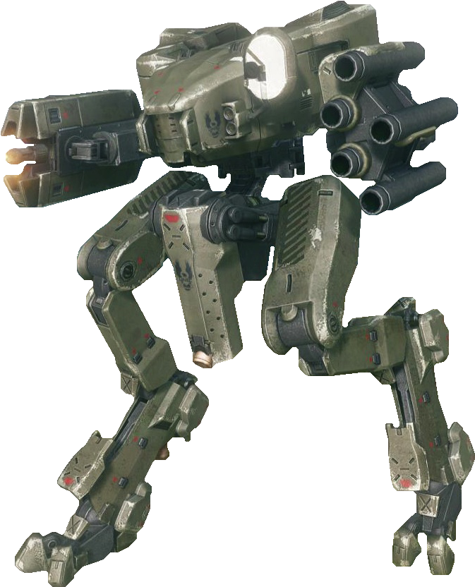 H4 Mantis Firing - Halo 4 (720x880), Png Download