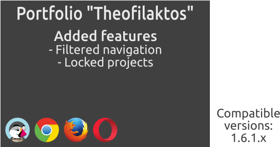 Prestashop Portfolio Module "theofilaktos" - Prestashop (590x300), Png Download