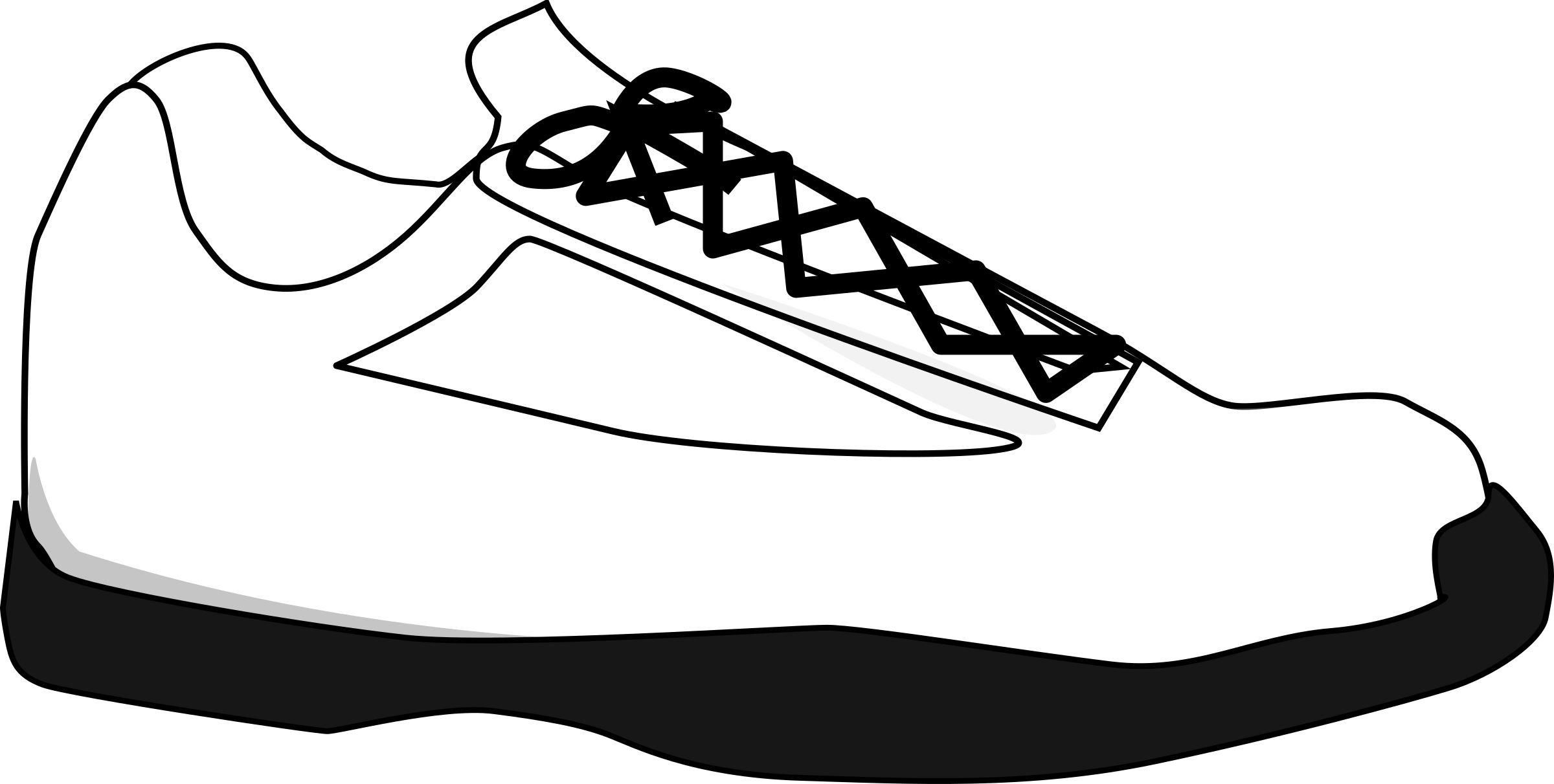 Download White Tennis Shoes Clipart Tennis Shoe Clip Art Transparent PNG Download SeekPNG