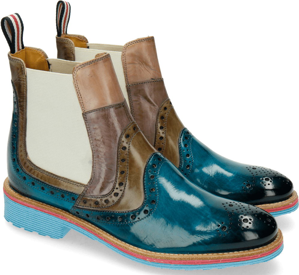 Ankle Boots Amelie 31 Ice Blue Light Grey Pale Lila - Stiefeletten Chelsea Boots Ankle Boots Von Melvin & (1024x1024), Png Download