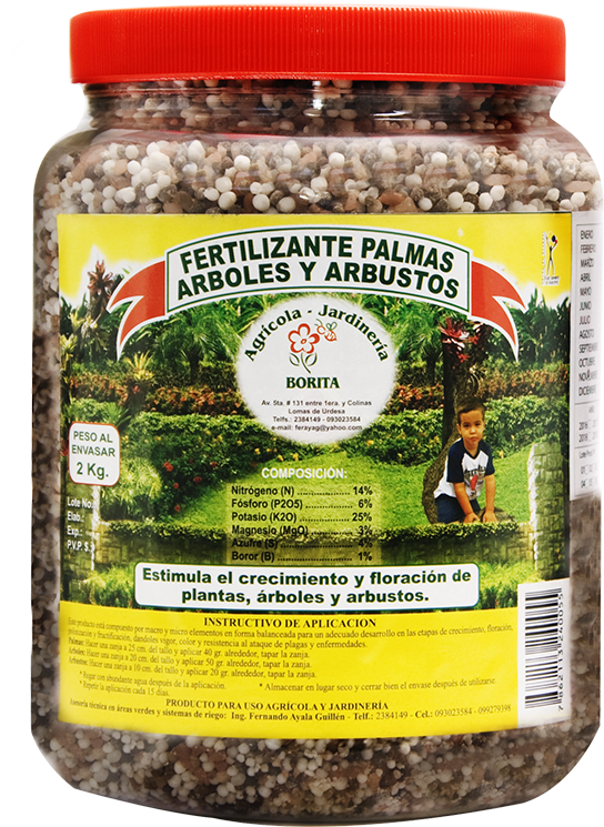 Fertijardin Palma Arboles Y Arbustos 2 Kg - Broccoli (800x800), Png Download
