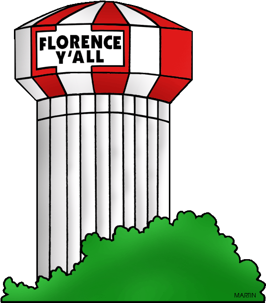 Famous Landmarks In Kentucky - Florence Y All Watertower (624x648), Png Download
