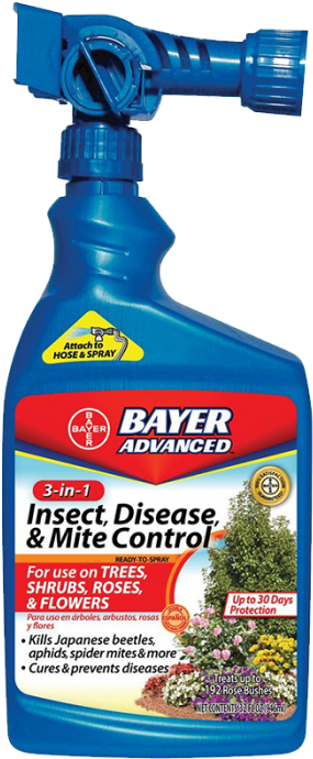 Bayer 3 In 1 Ready To Spray Insect Disease And Mite - Bayer Advanced 701287 3-in-1 Insect Disease And Mite (700x700), Png Download