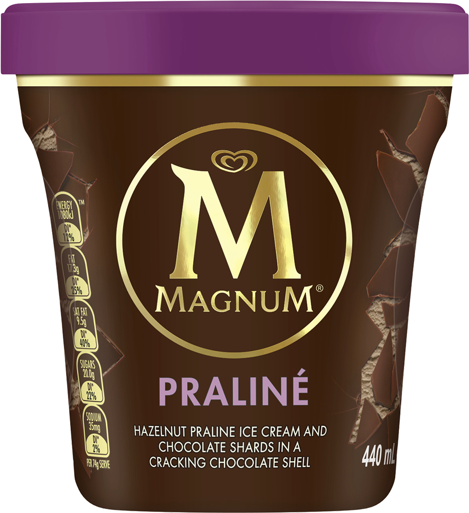 Magnum Praline Ice Cream (1000x1000), Png Download