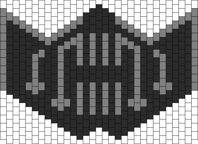 Bane Mask Bead Pattern - Bane Kandi Mask Pattern (652x474), Png Download