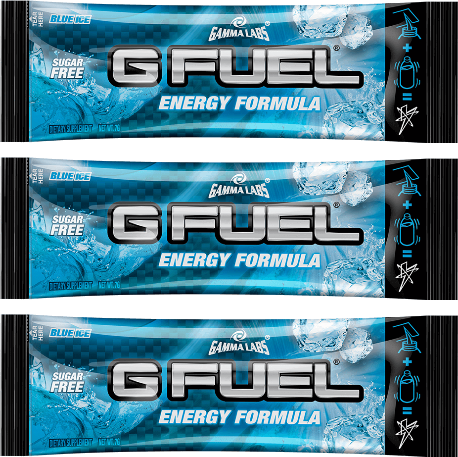 Blue Ice 3 Pack - Riff Raff G Fuel (1024x1024), Png Download